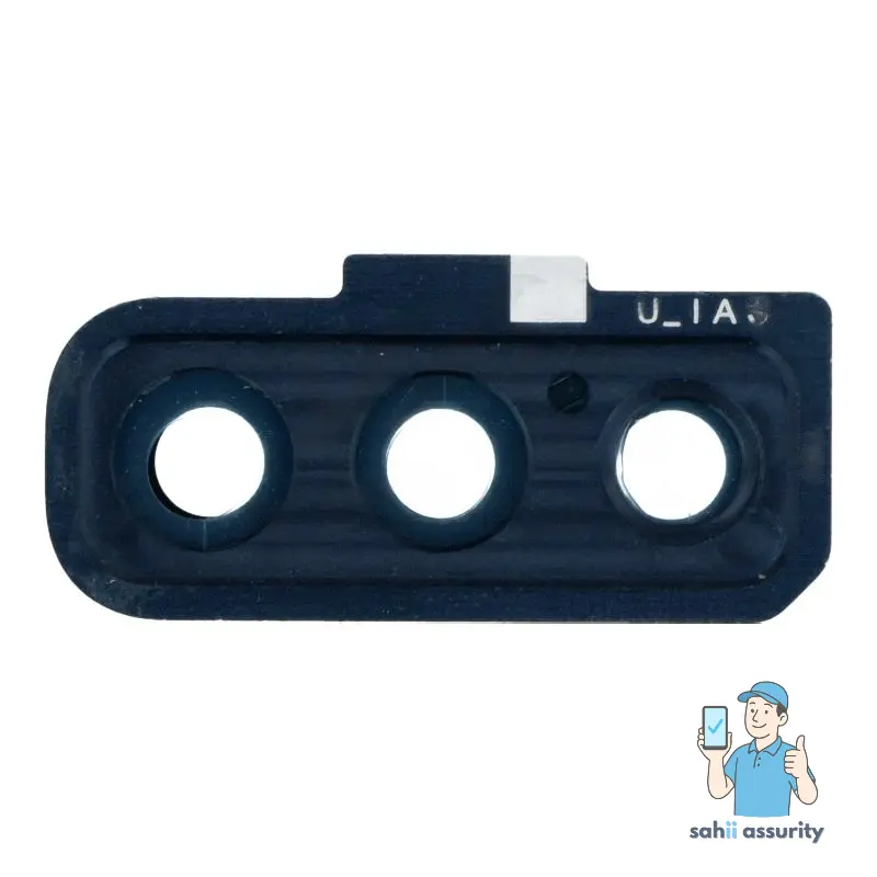 Camera Lens Glass with Frame for Samsung Galaxy A7 2018 Black thumbnail